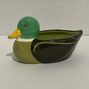 Duck Planter Dish Boston Warehouse Home Decor 6.5”